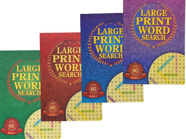 A5 Super Large Print Wordsearch Book, Assorted Picked At Random