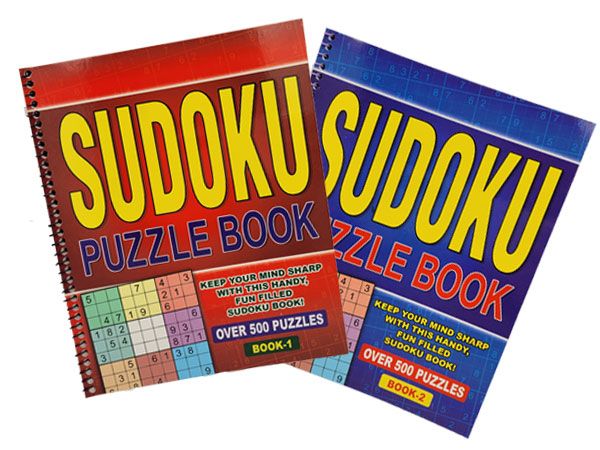Large Spiral Sudoku Puzzle Book...Over 500 Puzzles